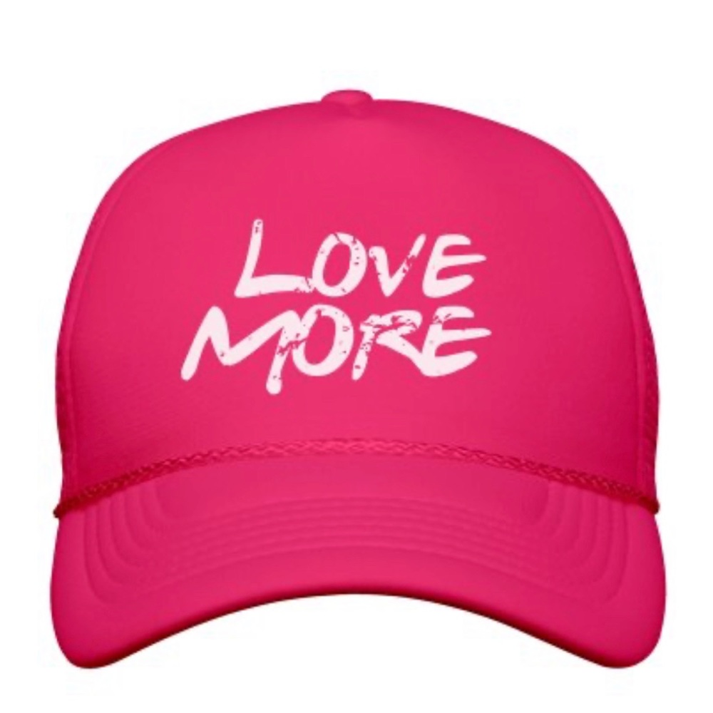Love More Trucker Snap Back hat NWT